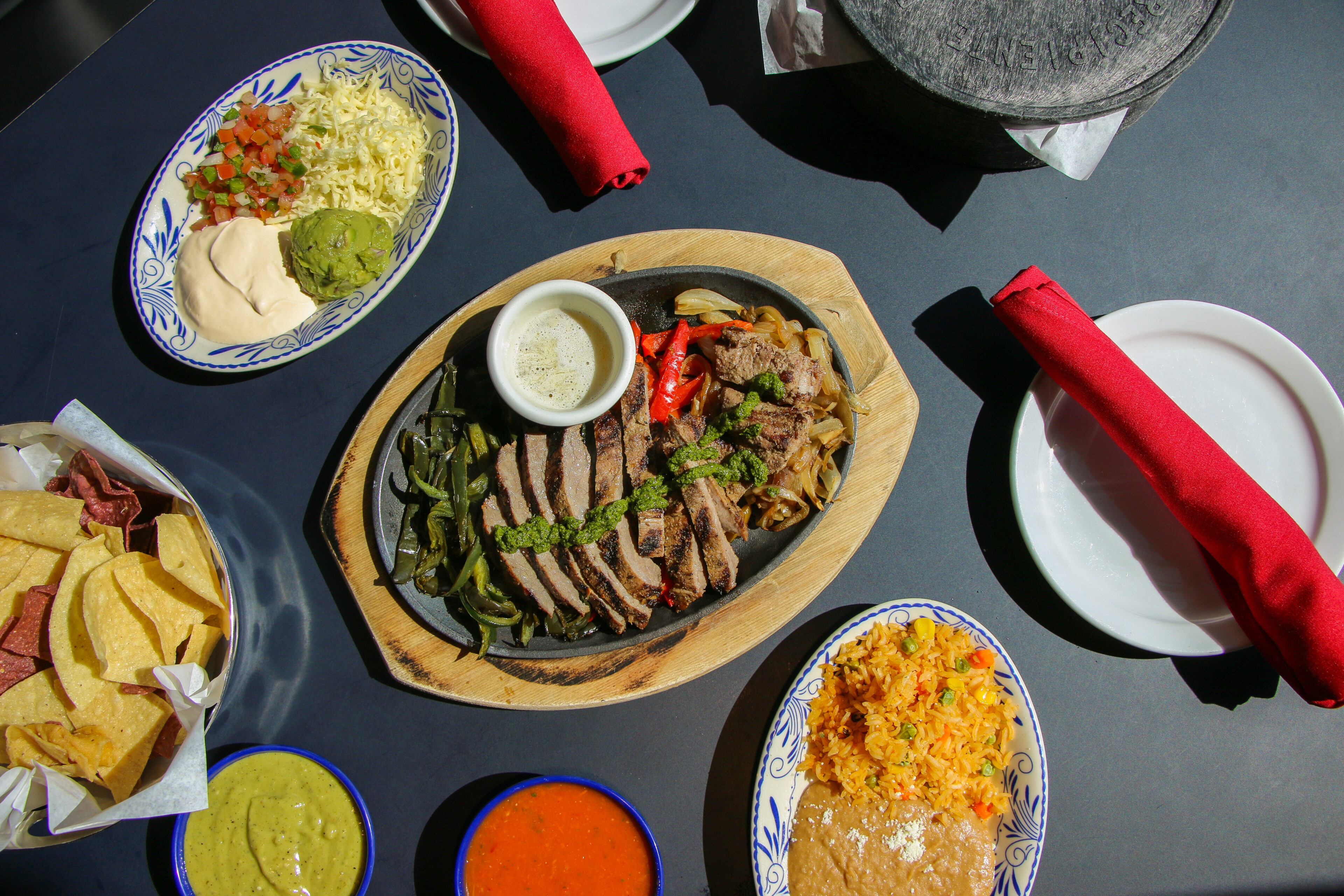 Chimichurri Steak Fajitas